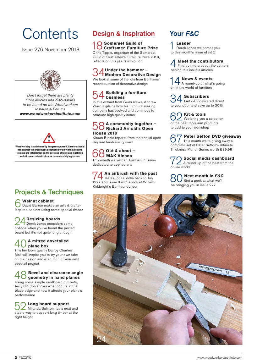 Furniture & Cabinetmaking 276 2018-11